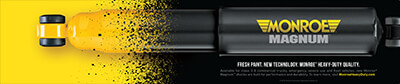 Monroe introduces Magnum™ shock absorbers for commercial vehicles.